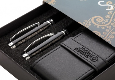 Logo trade promotional giveaways picture of: Executive pen set