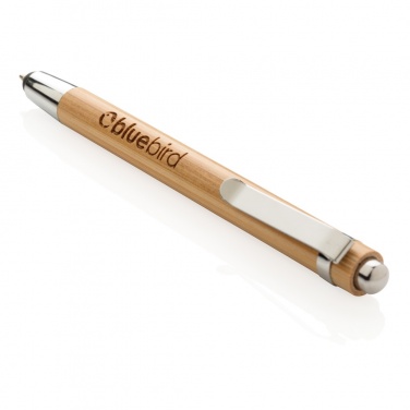 Logo trade promotional items picture of: Bamboo stylus pen