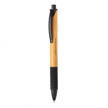 Logo trade promotional items image of: Bamboo & wheat straw pen