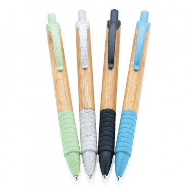 Logo trade promotional products image of: Bamboo & wheat straw pen