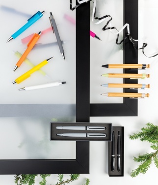 Logotrade promotional giveaway image of: Bamboo pen with wheatstraw clip