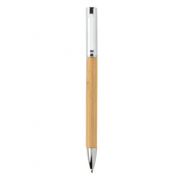 Logo trade promotional items image of: Modern bamboo pen