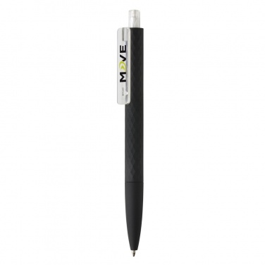 Logo trade promotional giveaways image of: X3 black smooth touch pen
