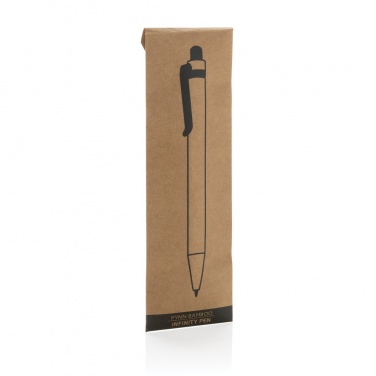 Logo trade advertising product photo of: Pynn bamboo infinity pen