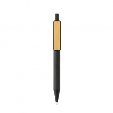 Logo trade promotional giveaways image of: GRS RABS pen with bamboo clip