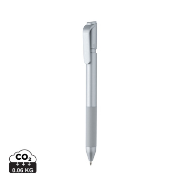 Logo trade advertising product photo of: TwistLock GRS certified recycled ABS pen