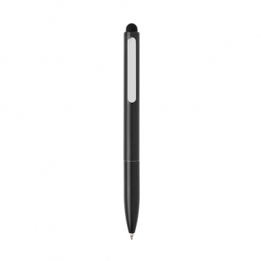 Logo trade promotional merchandise picture of: Kymi RCS certified recycled aluminium pen with stylus
