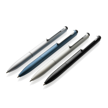 Logotrade advertising products photo of: Kymi RCS certified recycled aluminium pen with stylus