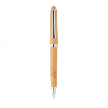 Logo trade business gifts image of: Bamboo pen in box