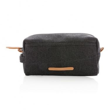 Logo trade promotional gift photo of: Canvas toiletry bag PVC free