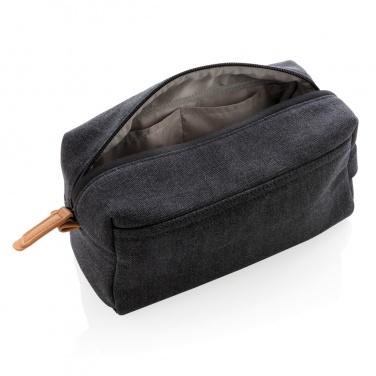 Logo trade advertising products picture of: Canvas toiletry bag PVC free