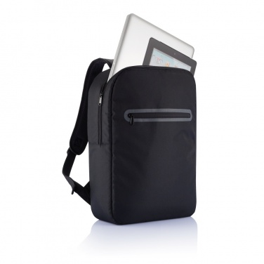 Logo trade promotional giveaways image of: London laptop backpack PVC free
