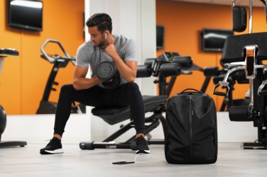 Logo trade promotional gift photo of: Backpack Flex Gym