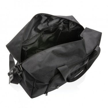 Logo trade promotional gifts picture of: Swiss Peak AWARE™ RPET Voyager weekend bag