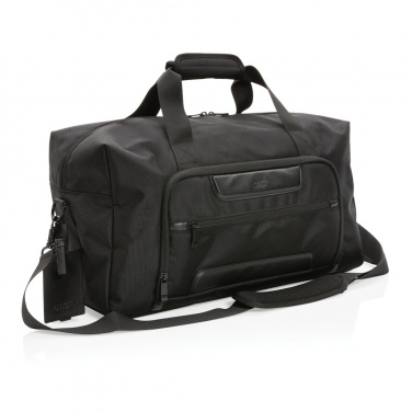Logo trade advertising products picture of: Swiss Peak AWARE™ RPET Voyager weekend bag