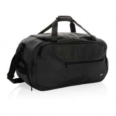Logotrade promotional giveaway image of: Swiss Peak AWARE™ RPET sports duffel bag