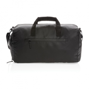 Logotrade promotional gift picture of: Fashion black weekend bag PVC free