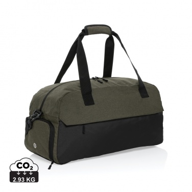 Logo trade promotional items image of: Kazu AWARE™ RPET basic weekend duffel