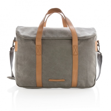 Logotrade promotional gift picture of: Canvas laptop bag PVC free
