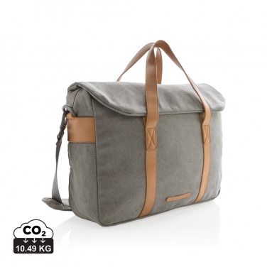 Logo trade business gift photo of: Canvas laptop bag PVC free