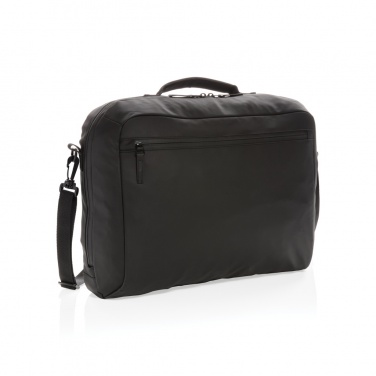 Logotrade corporate gift image of: Fashion black 15.6" laptop bag PVC free