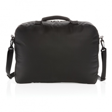 Logotrade promotional merchandise image of: Fashion black 15.6" laptop bag PVC free