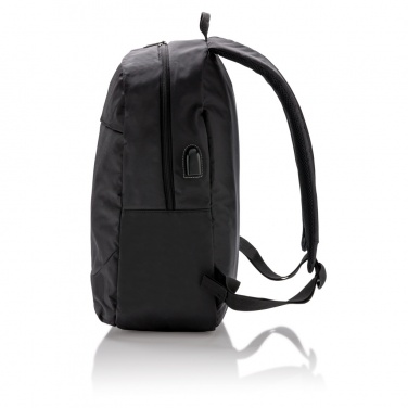 Logo trade corporate gifts image of: Power USB laptop backpack