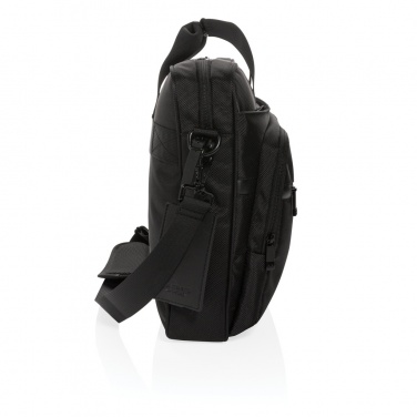 Logotrade promotional merchandise picture of: Swiss Peak RPET Voyager RFID 15.6" laptop bag