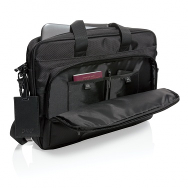Logo trade promotional items picture of: Swiss Peak RPET Voyager RFID 15.6" laptop bag
