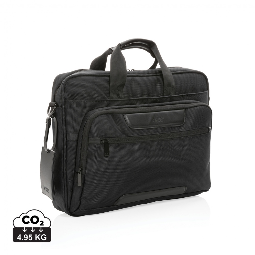 Logotrade promotional items photo of: Swiss Peak AWARE™ RPET Voyager 15.6" laptop bag