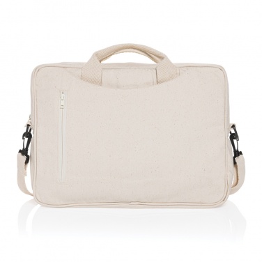 Logo trade promotional items picture of: Laluka AWARE™ recycled cotton 15.4 inch laptop bag