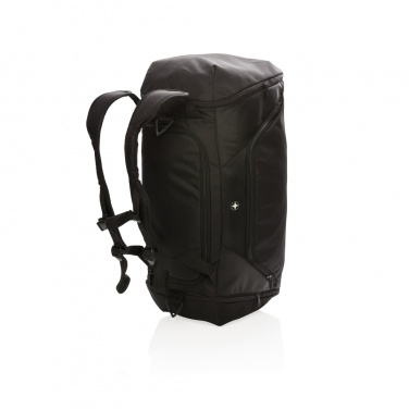 Logotrade advertising product picture of: Swiss Peak RFID sports duffel & backpack