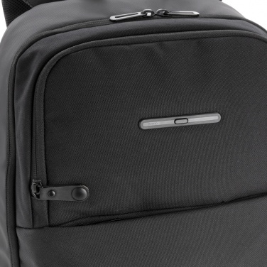 Logo trade advertising products image of: Swiss Peak laptop backpack with UV-C steriliser pocket