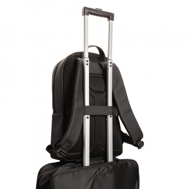 Logotrade business gifts photo of: Swiss Peak deluxe PU laptop backpack PVC free