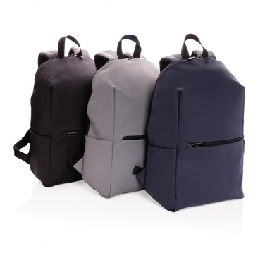 Logo trade corporate gifts picture of: Smooth PU 15.6"laptop backpack
