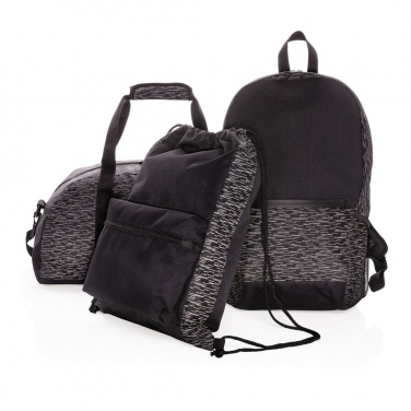 Logo trade business gift photo of: AWARE™ RPET Reflective laptop backpack