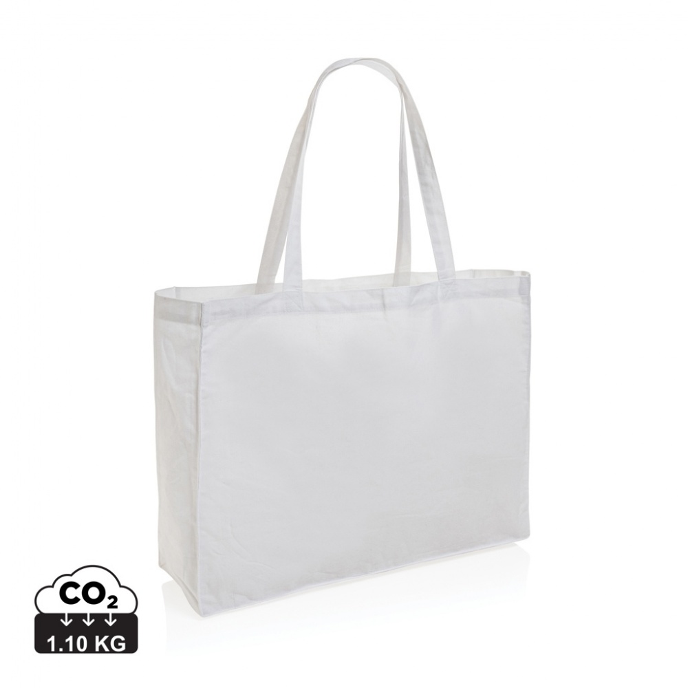 Logotrade promotional product image of: Impact AWARE™ Recycled cotton shopper 145g