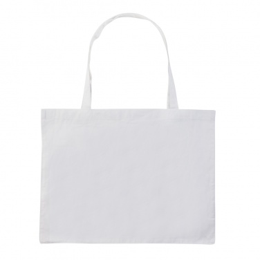 Logo trade business gifts image of: Impact AWARE™ Recycled cotton shopper 145g