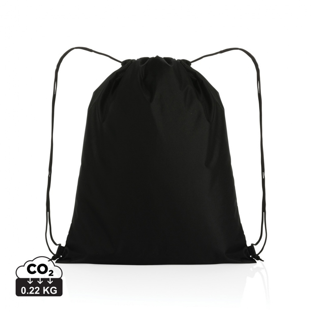 Logo trade promotional gifts picture of: Impact AWARE™ RPET 190T drawstring bag