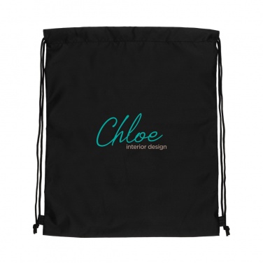 Logo trade corporate gifts image of: Impact AWARE™ RPET 190T drawstring bag