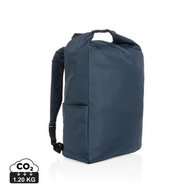 Logotrade promotional merchandise photo of: Impact AWARE™ RPET lightweight rolltop backpack