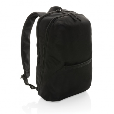 Logo trade promotional merchandise image of: Impact AWARE™ 1200D 15.6'' modern laptop backpack