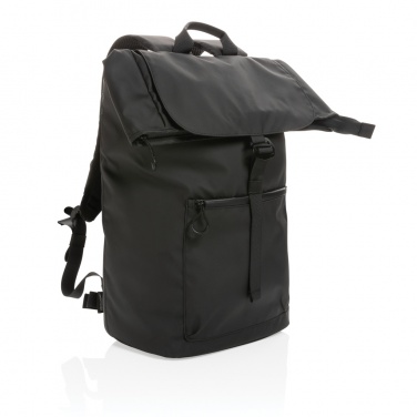 Logotrade corporate gift image of: Impact AWARE™ RPET water resistant 15.6" laptop backpack