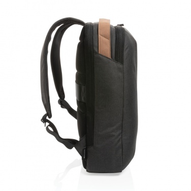 Logotrade promotional product picture of: Impact AWARE™ 300D two tone deluxe 15.6" laptop backpack