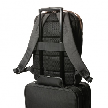 Logotrade promotional giveaway picture of: Impact AWARE™ 300D two tone deluxe 15.6" laptop backpack