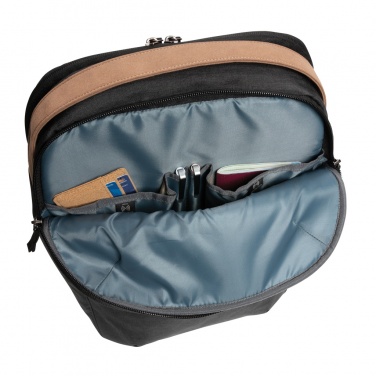 Logo trade corporate gifts picture of: Impact AWARE™ 300D two tone deluxe 15.6" laptop backpack
