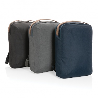 Logotrade promotional item image of: Impact AWARE™ 300D two tone deluxe 15.6" laptop backpack