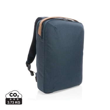 Logo trade promotional merchandise photo of: Impact AWARE™ 300D two tone deluxe 15.6" laptop backpack