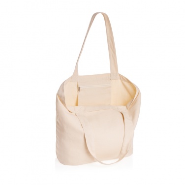 Logotrade promotional items photo of: Impact Aware™ 240 gsm rcanvas shopper w/pocket undyed