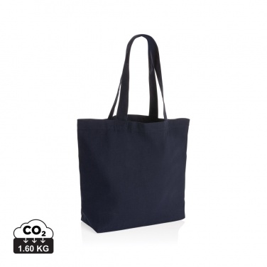 Logo trade promotional products image of: Impact Aware™ 240 gsm rcanvas shopper w/pocket undyed